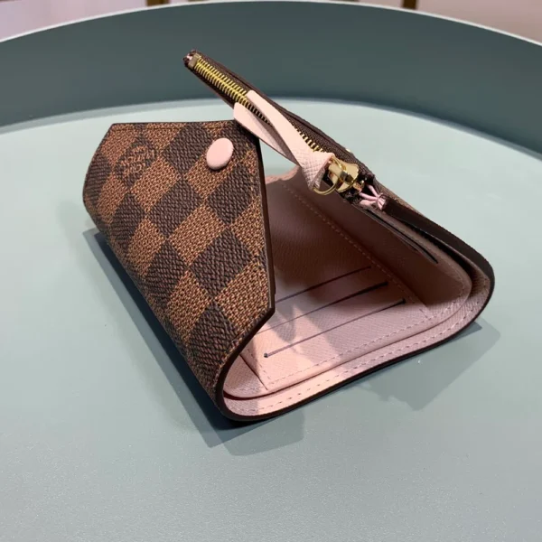Victorine Wallet Damier Ebene Canvas - Image 8