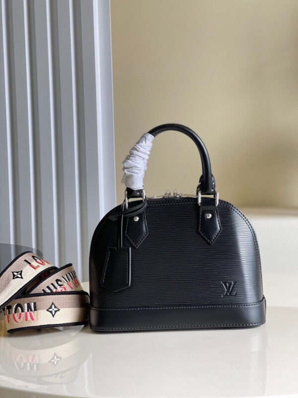 Louis Vuitton Alma BB Bag 24cm Epi Leather Spring/Summer Collection M57426 Black