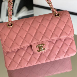 Chanel Classic Flapbag Gold Hardware 26cm Pink