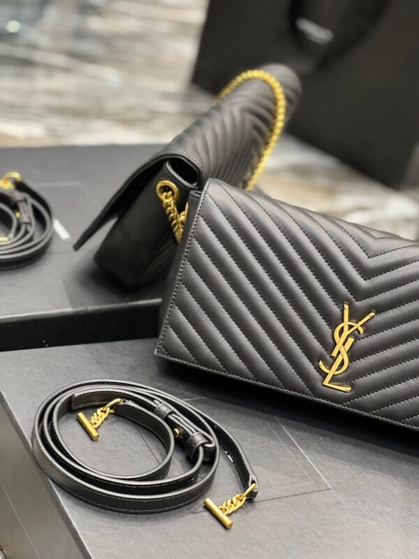 Saint Laurent Kata 99 Chain Bag With Gold Hardware 26cm - Image 5