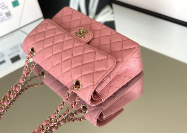 Chanel Classic Flapbag Gold Hardware 26cm Pink - Image 6