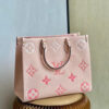 Louis Vuitton By The Pool OnTheGo MM Bag 35cm Monogram Empreinte Canvas Leather Spring/Summer Collection M45717 Rosebud - Image 3
