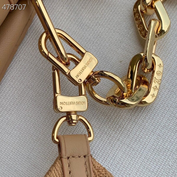 Louis Vuitton Coussin PM Bag 26cm Monogram Embossed Puffy Lambskin Leather Spring/Summer Collection M57793 Brown - Image 3