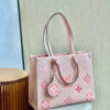 Louis Vuitton By The Pool OnTheGo MM Bag 35cm Monogram Empreinte Canvas Leather Spring/Summer Collection M45717 Rosebud - Image 4