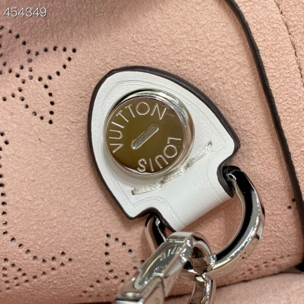 Louis Vuitton Hina PM Bag 22cm Mahina Calfskin Leather Spring/Summer Collection M57858 Gradient Pink - Image 14