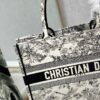 Christina Dior Medium Book Tote Bag 36cm Black/White - Image 3