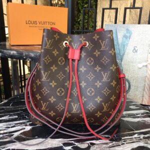 Louis Vuitton NoNo Bucket Bag Monogram Canvas Spring/Summer Collection M44020 Coquelicot