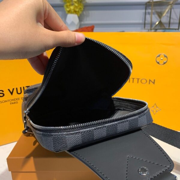Louis Vuitton Avenue Sling Bag 32cm Damier Graphite Canvas Spring/Summer Collection M41719, Black - Image 4