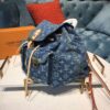 Louis Vuitton Backpack 30cm Monogram Denim Canvas Spring/Summer Collection M44460, Blue - Image 6