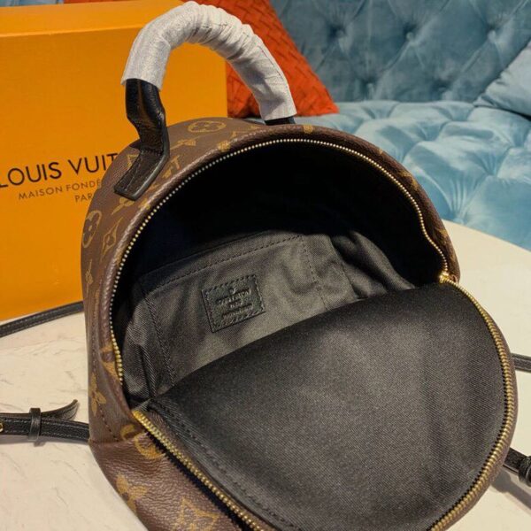 Louis Vuitton Palm Springs Mini Backpack Bag 22cm Monogram Canvas Spring/Summer Collection M41562, Brown - Image 8