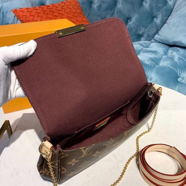 Louis Vuitton Favorite MM Bag 24cm Monogram Canvas Spring/Summer Collection M40718 Brown - Image 17