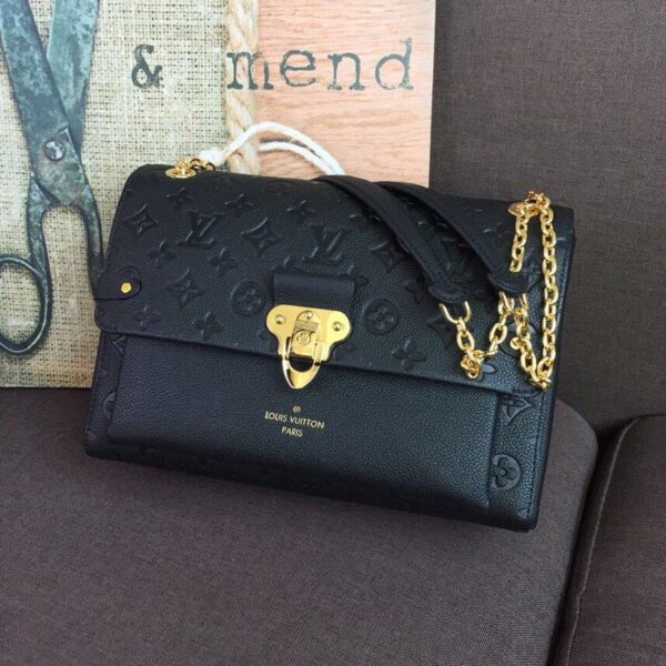 Louis Vuitton Vavin MM Bag 25cm Monogram Empreinte Canvas Spring/Summer Collection M44150 Noir - Image 2