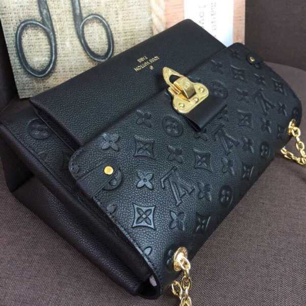 Louis Vuitton Vavin MM Bag 25cm Monogram Empreinte Canvas Spring/Summer Collection M44150 Noir - Image 5