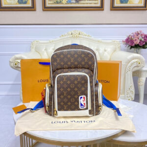 Louis Vuitton x NBA New Backpack 40cm Monogram Canvas Spring/Summer Collection M45581, Brown