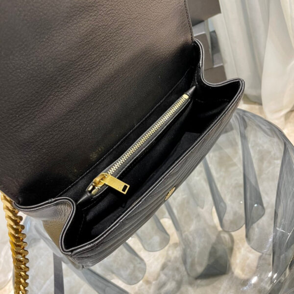 Saint Laurent College Medium Chain Bag With Gold Hardware 24cm - Image 9