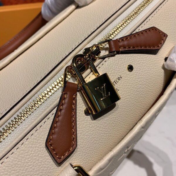 Louis Vuitton Speedy Bandouliere Bag 25cm Monogram Empreinte Leather Spring/Summer Collection M44736, Cr?me Caramel - Image 12