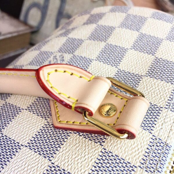 Louis Vuitton Speedy Bag 30cm Damier Azur Canvas Spring/Summer Collection N41370, White - Image 12