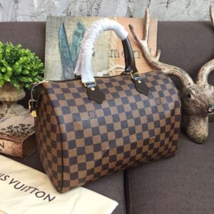 Louis Vuitton Speedy Bag 30cm Damier Ebene Canvas Spring/Summer Collection N41364, Brown