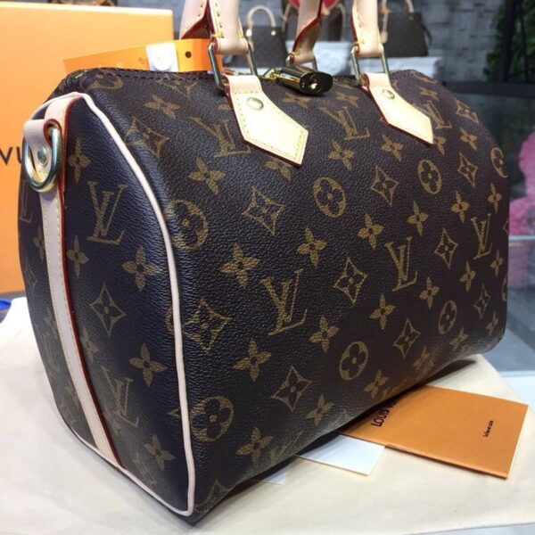 Louis Vuitton Speedy Bag 25cm Monogram Canvas Spring/Summer Collection M41109, Brown - Image 6