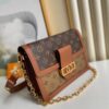 Louis Vuitton Dauphine MM Monogram And Monogram Reverse Canvas By Nicolas Ghesquière For The Cruise Collection, Women’s Handbags, Shoulder Bags 25cm LV M45958 - Image 6