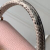 Louis Vuitton Woven Capucines Python Handle Bag 31cm Taurillon Leather Spring/Summer Collection N92802 Pebble - Image 4