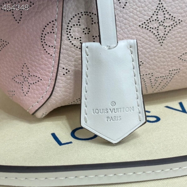 Louis Vuitton Hina PM Bag 22cm Mahina Calfskin Leather Spring/Summer Collection M57858 Gradient Pink - Image 4