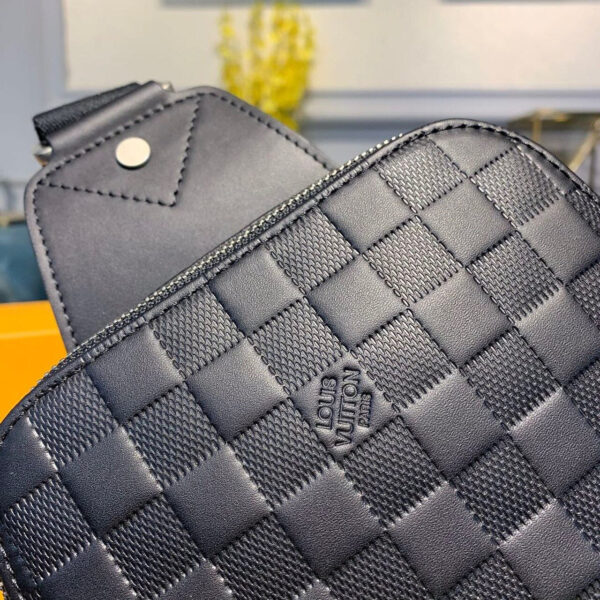 Louis Vuitton Avenue Sling Bag 32cm Damier Infini Canvas Spring/Summer Collection N41720, Black - Image 10