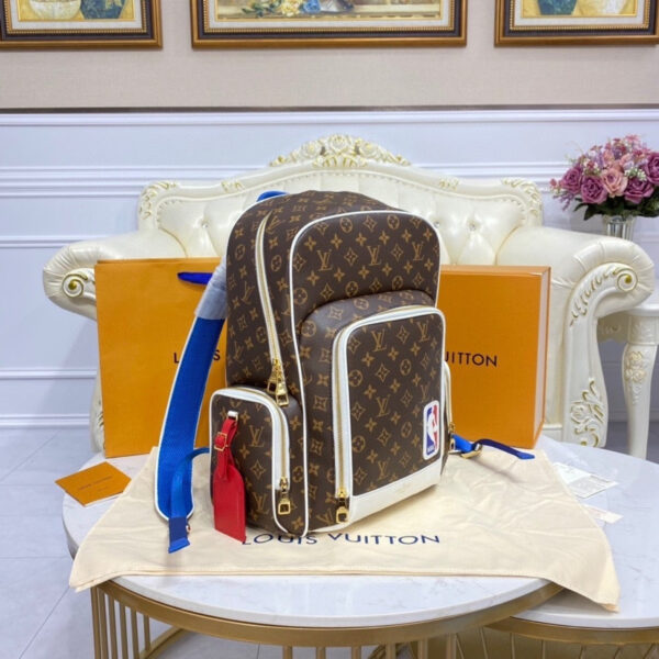 Louis Vuitton x NBA New Backpack 40cm Monogram Canvas Spring/Summer Collection M45581, Brown - Image 2