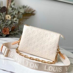 Louis Vuitton Coussin PM Monogram 10.2 Inches White