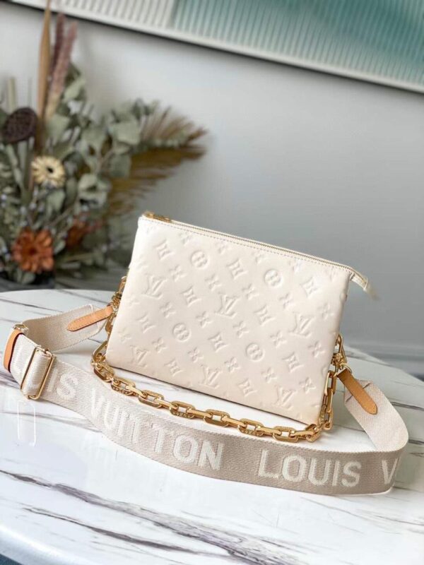 Louis Vuitton Coussin PM Monogram 10.2 Inches White