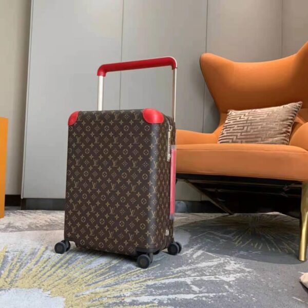 Louis Vuitton Horizon 55 Luggage Trolley Monogram Canvas Spring/Summer Collection M2 , Brown/Red - Image 2