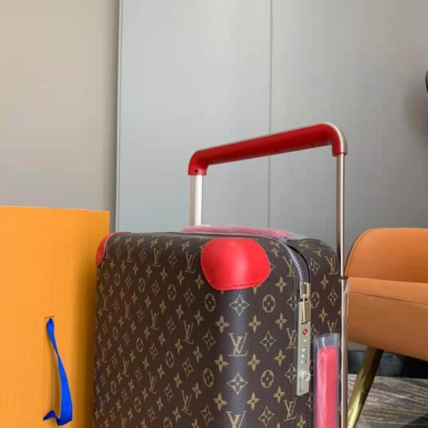 Louis Vuitton Horizon 55 Luggage Trolley Monogram Canvas Spring/Summer Collection M2 , Brown/Red - Image 3