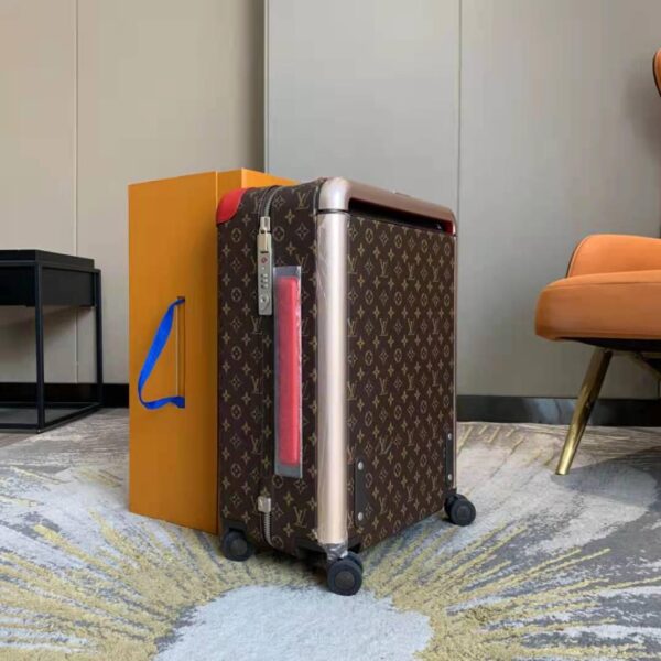Louis Vuitton Horizon 55 Luggage Trolley Monogram Canvas Spring/Summer Collection M2 , Brown/Red - Image 4