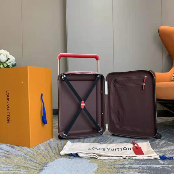 Louis Vuitton Horizon 55 Luggage Trolley Monogram Canvas Spring/Summer Collection M2 , Brown/Red - Image 5