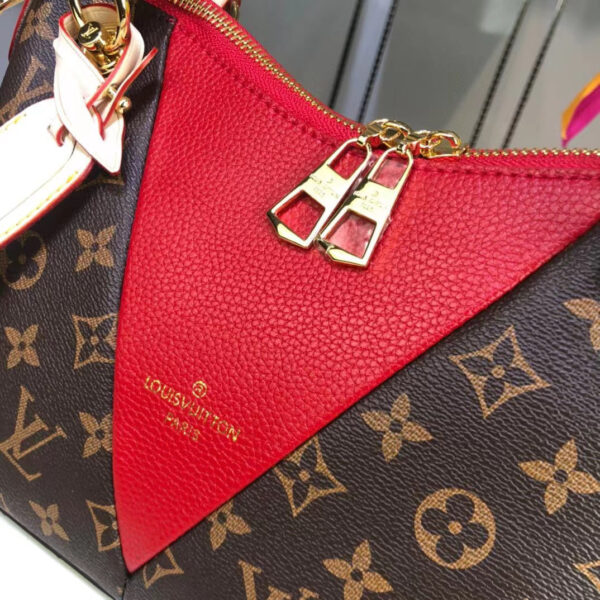 Louis Vuitton V Tote BB Bag 20cm Monogram Canvas Spring/Summer Collection M43966 Cerise - Image 3