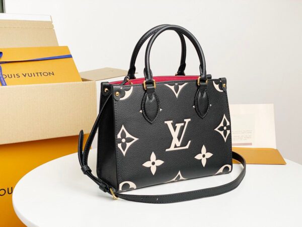 Louis Vuitton Handle Bag 25cm Black - Image 6