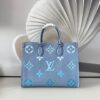 Louis Vuitton By The Pool OnTheGo MM Bag 35cm Monogram Empreinte Canvas Leather Spring/Summer Collection Blue - Image 8