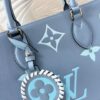 Louis Vuitton By The Pool OnTheGo MM Bag 35cm Monogram Empreinte Canvas Leather Spring/Summer Collection Blue - Image 5