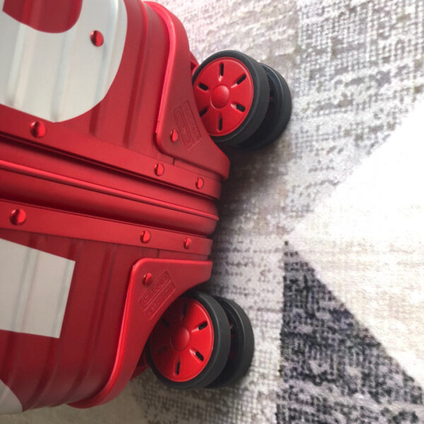 Louis Vuitton x Supreme Rolling Vali In Red 20 Inch - Image 8