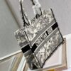 Christina Dior Medium Book Tote Bag 36cm Black/White - Image 7