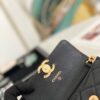 Chanel Flap Bag Mini Gold 12cm Black - Image 8