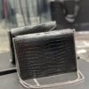 Saint Laurent Cassandra Medium Chain Bag In Grain De Poudre Embossed 22cm Black - Image 3