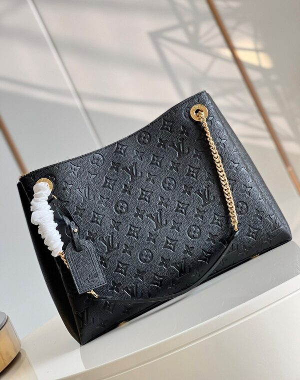 Louis Vuitton Black Monogram Canvas Surene MM Bag 36cm Black - Image 4