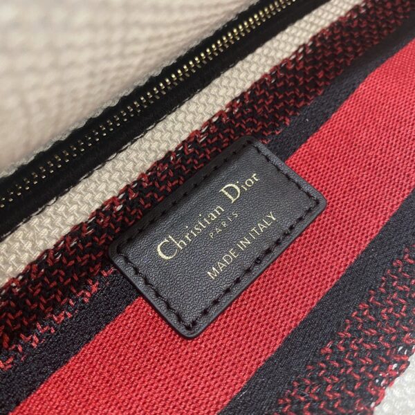 Christian Dior Medium Lady D-Lite Bag 24cm Red - Image 7