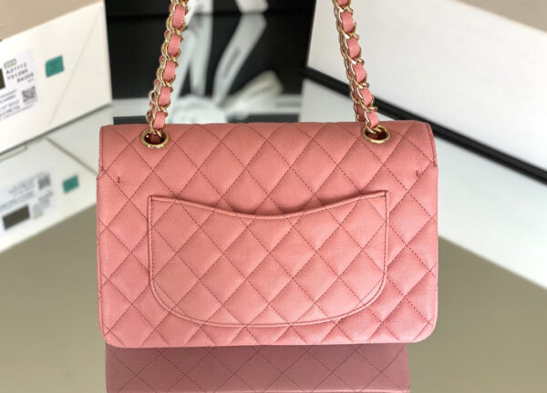 Chanel Classic Flapbag Gold Hardware 26cm Pink - Image 4