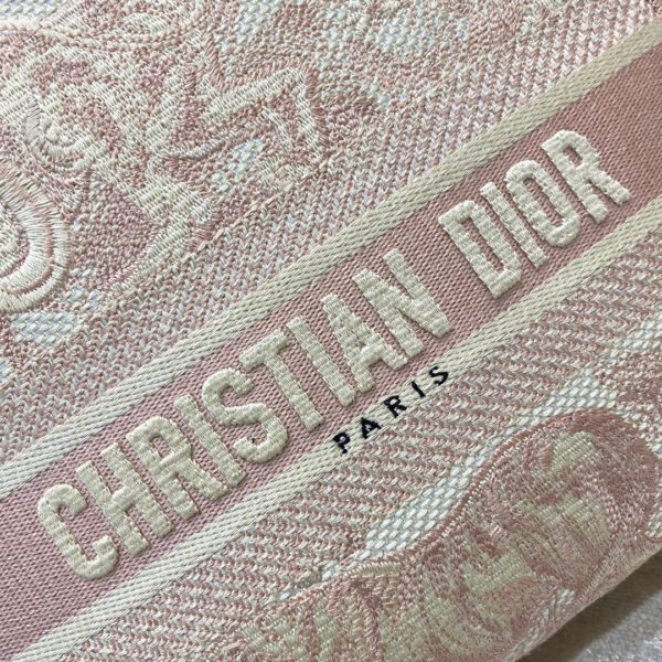 Christian Dior Medium Lady D-Lite Bag 24cm Pink - Image 7