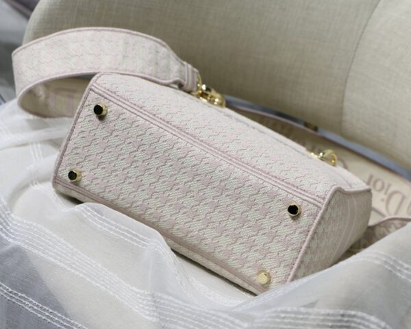 Christian Dior Medium Lady D-Lite Bag 24cm Pink - Image 8