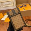 Louis Vuitton Vertical Trunk Pochette Monogram Reverse 18cm Brown - Image 3