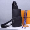 Louis Vuitton Avenue Sling Bag 32cm Taiga Leather Spring/Summer Collection M30443 Black - Image 2