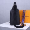 Louis Vuitton Avenue Sling Bag 32cm Taiga Leather Spring/Summer Collection M30443 Black - Image 5